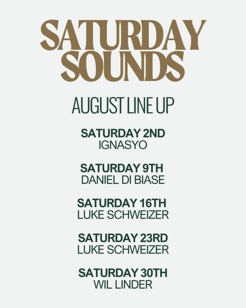 SATURDAY SOUNDS CONTINUES-12 Live music at The Butler's Pantry every Saturday from 3-6pm.