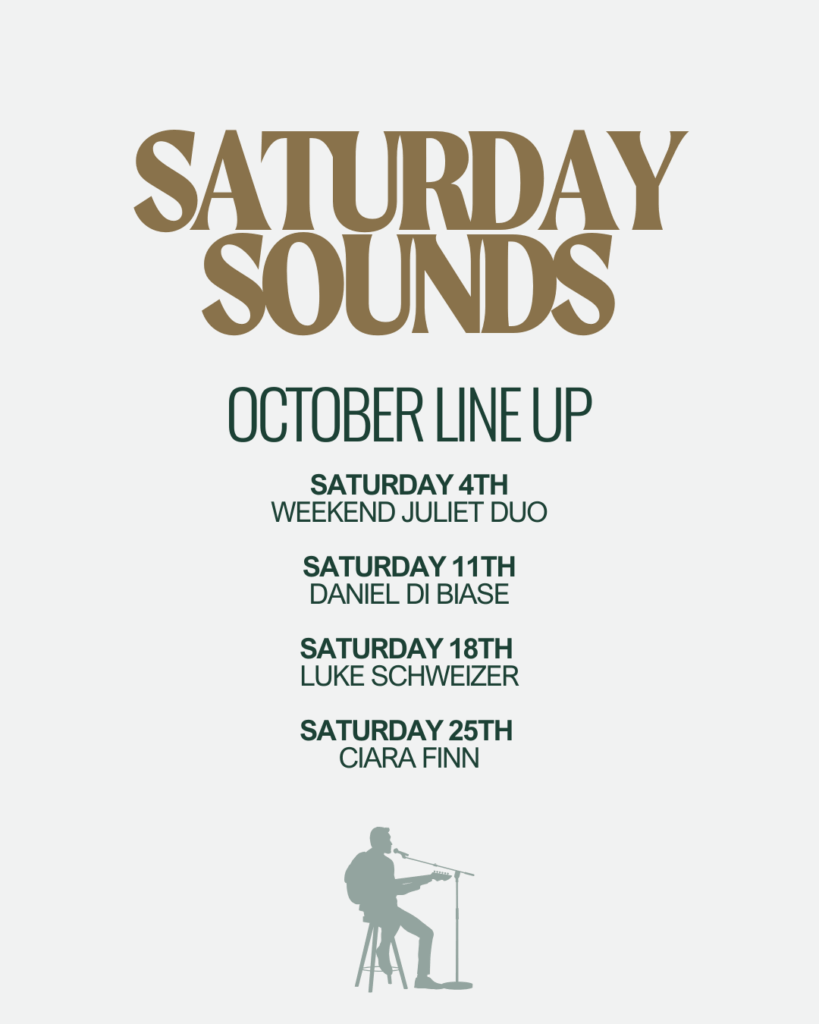 SATURDAY SOUNDS OCTOBER